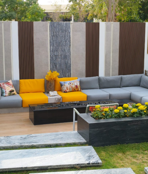 Modern Out side Wall